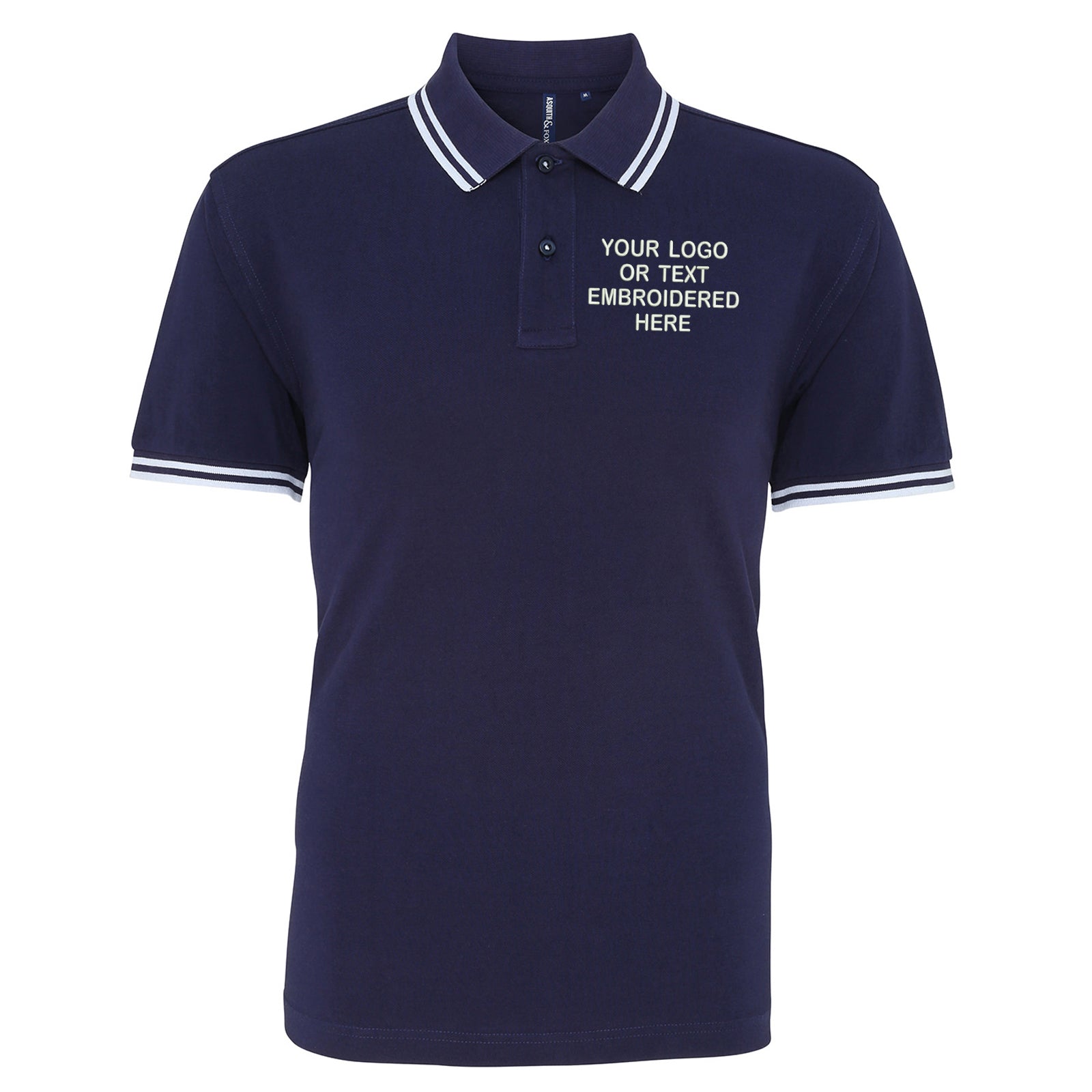 Polo shirts with company logo best sale