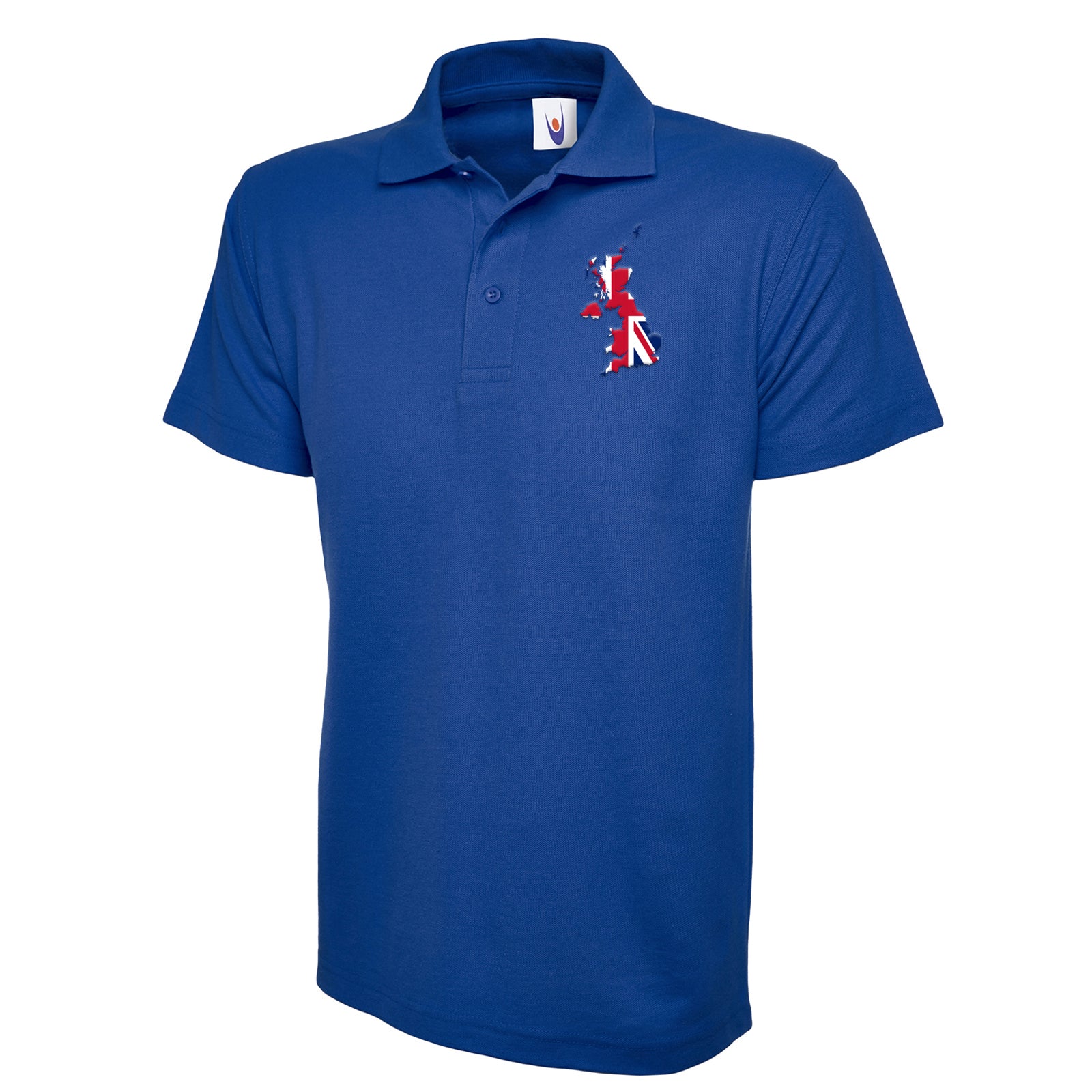 United Kingdom Flag Map Polo Shirt Shop for British Clothing UK Paddywear