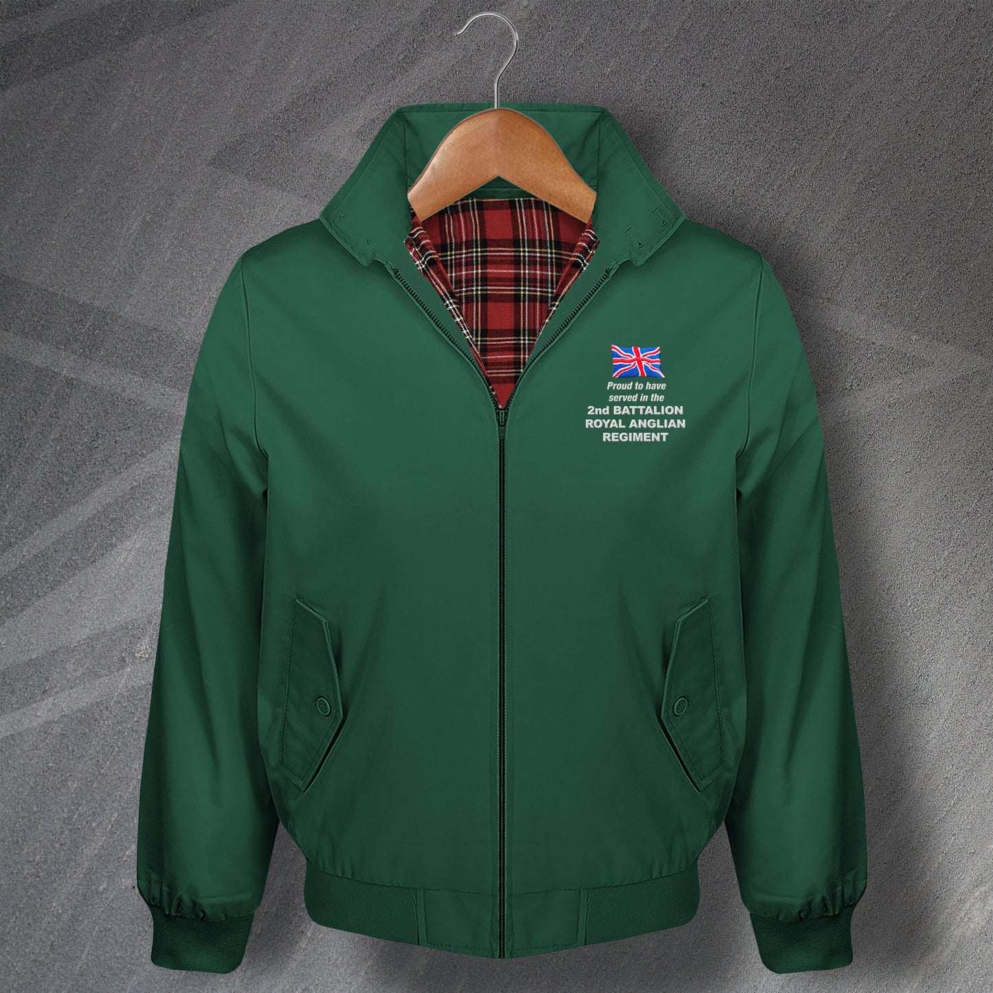 The 2nd Battalion Royal Anglian Regiment Harrington Jacket