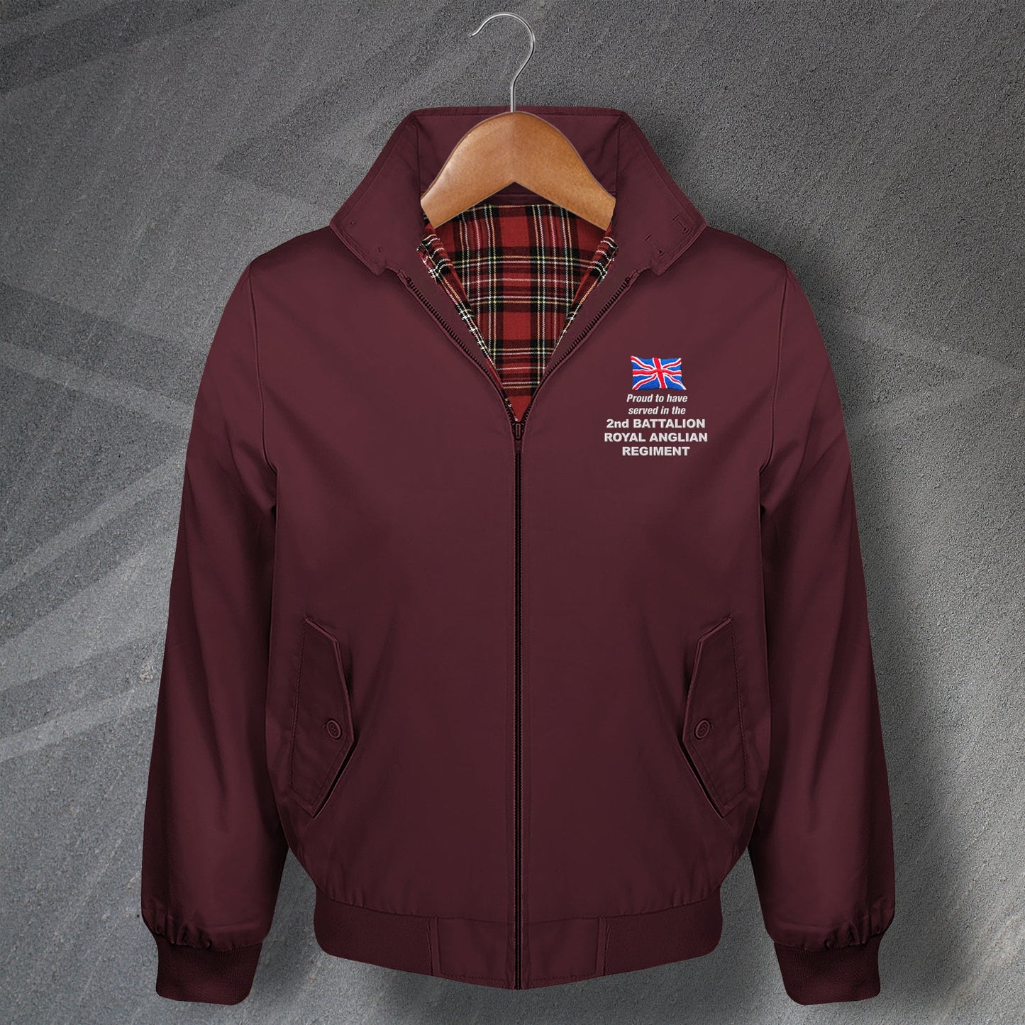 The 2nd Battalion Royal Anglian Regiment Harrington Jacket