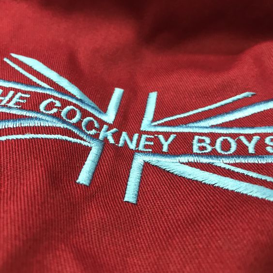 The Cockney Boys Union Jack Embroidered Classic Harrington Jacket