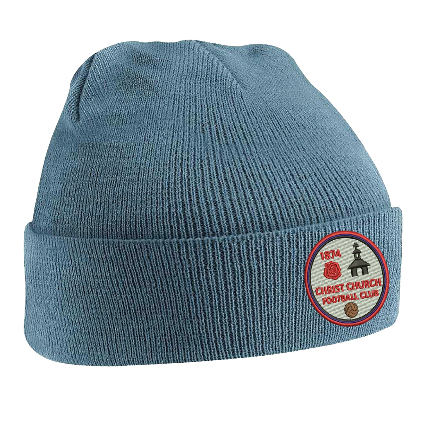 Retro Christ Church FC Embroidered Beanie Hat