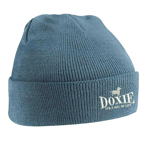 Doxie It's a Way of Life Embroidered Beanie Hat