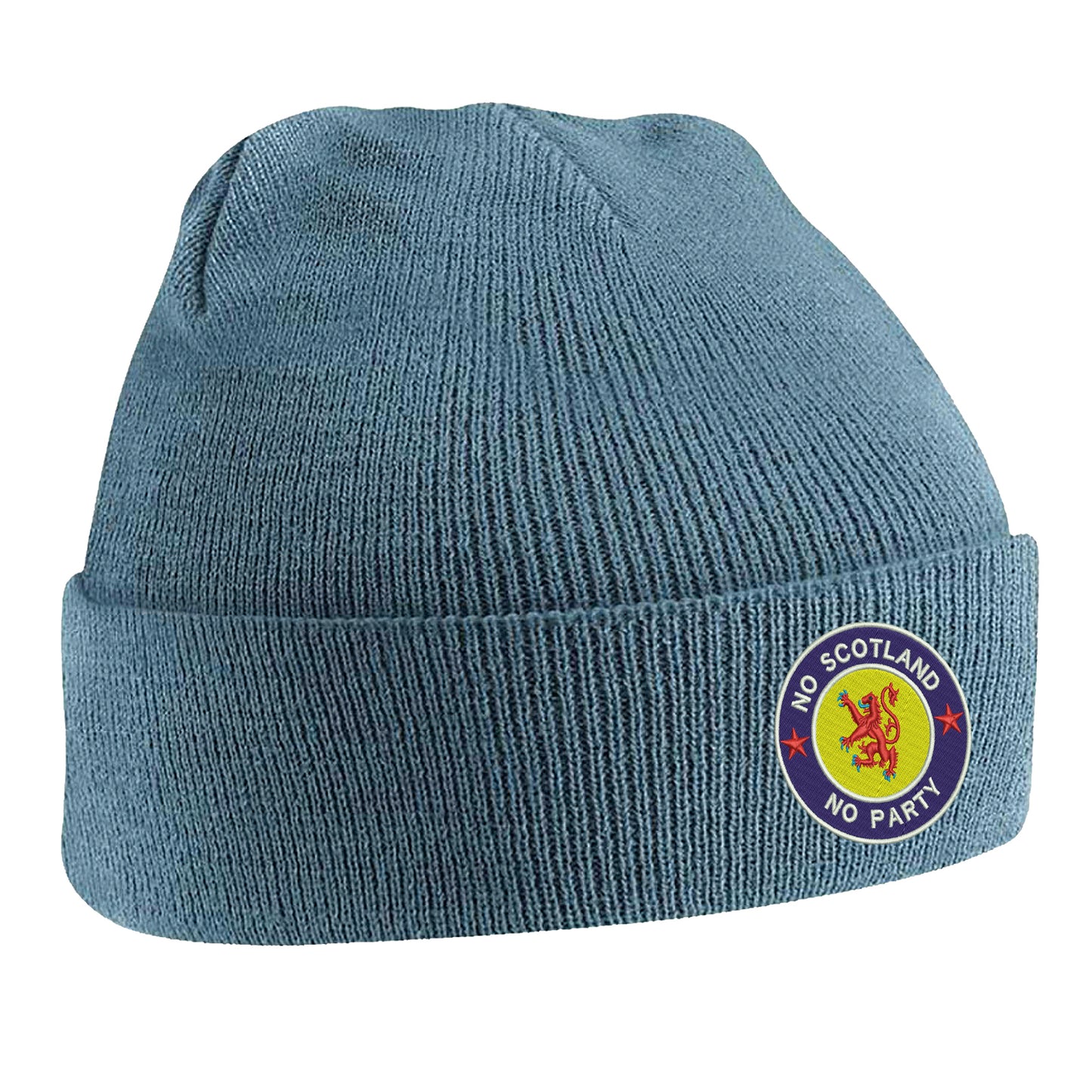 No Scotland No Party Embroidered Beanie Hat