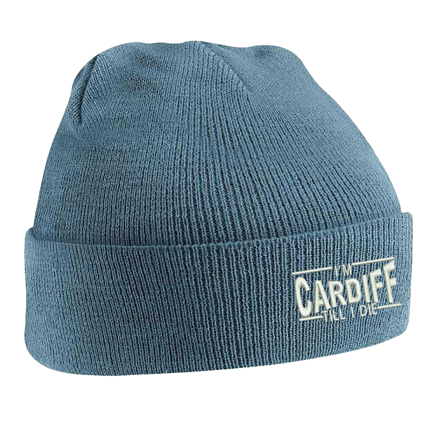 I'm Cardiff Till I Die Embroidered Beanie Hat