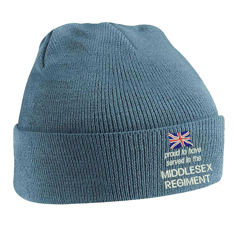 Proud to Have Served in The Middlesex Regiment Beanie Hat