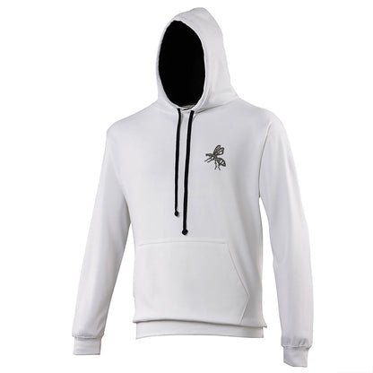 Retro Wasps 1867 Embroidered Contrast Hoodie