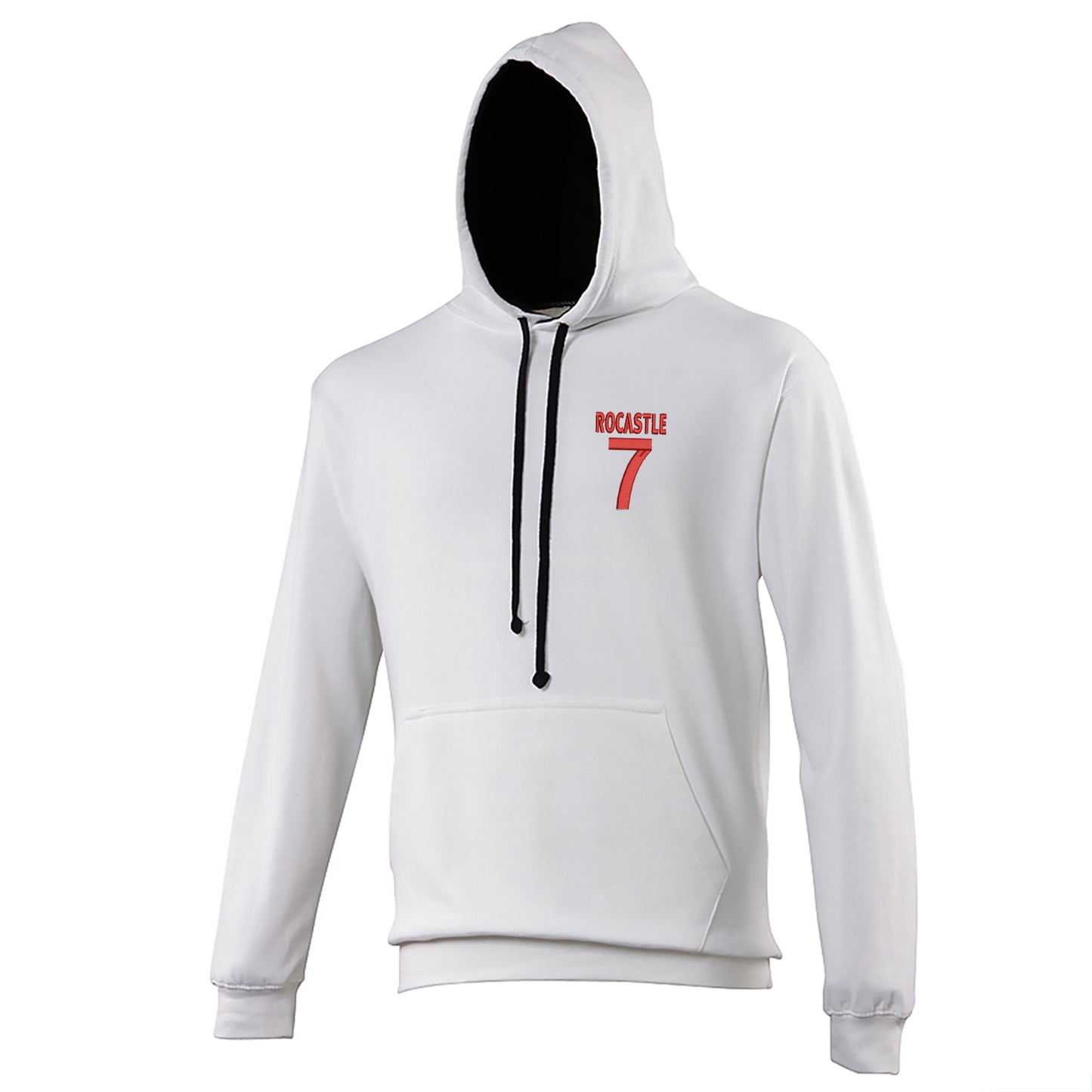 Rocastle 7 Embroidered Contrast Hoodie