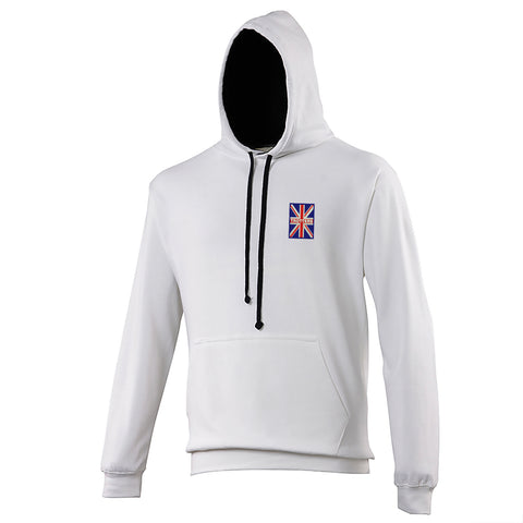 Trotters Union Jack Embroidered Contrast Hoodie