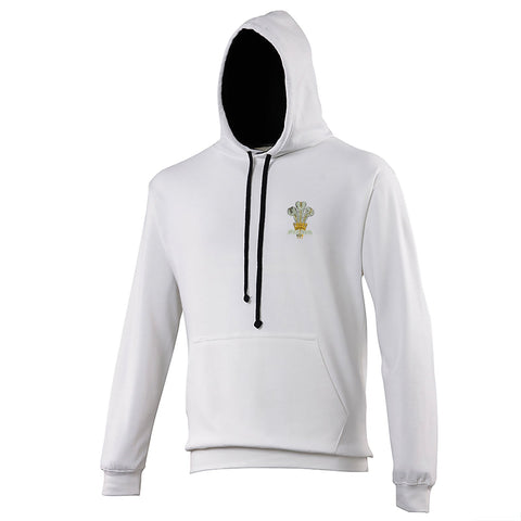 Royal Regiment of Wales Embroidered Contrast Hoodie