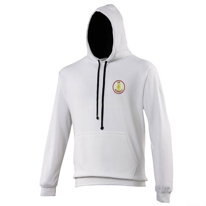 Retro Up Burnley 1972 Embroidered Contrast Hoodie