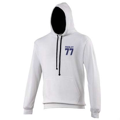 Presley 77 Embroidered Contrast Hoodie