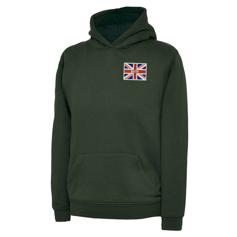 Bath Union Jack Embroidered Children's Hoodie