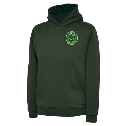 The Hoops Old School Ball Embroidered Children's Hoodie