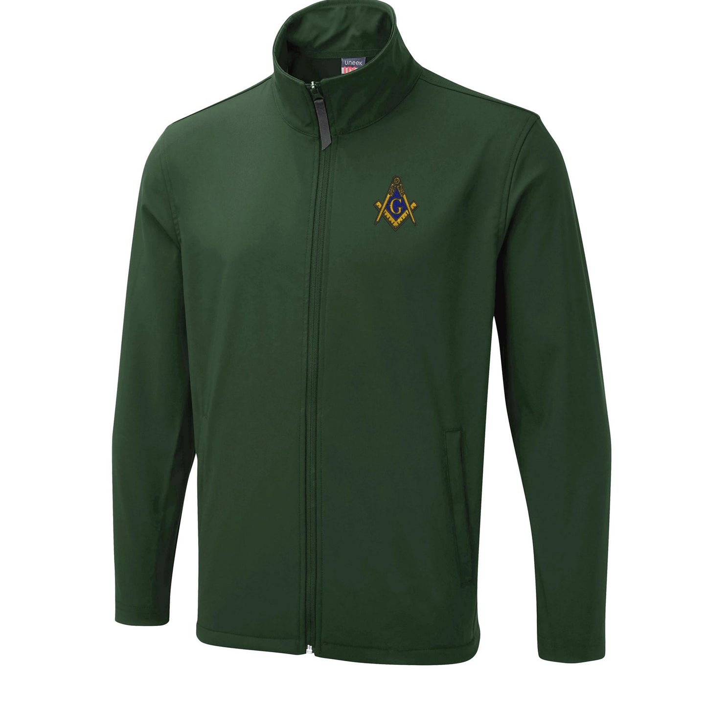 Freemasonry with G Embroidered Lightweight Soft Shell Jacket