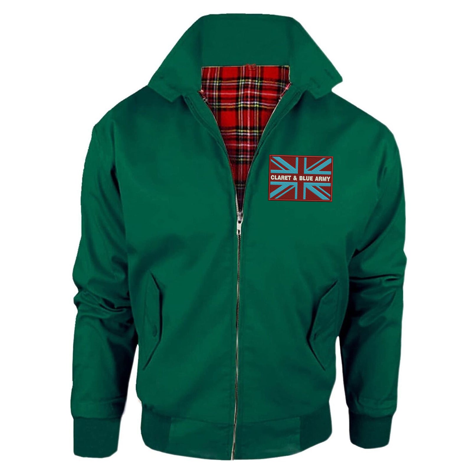 Claret & Blue Army Coloured Union Jack Jacket