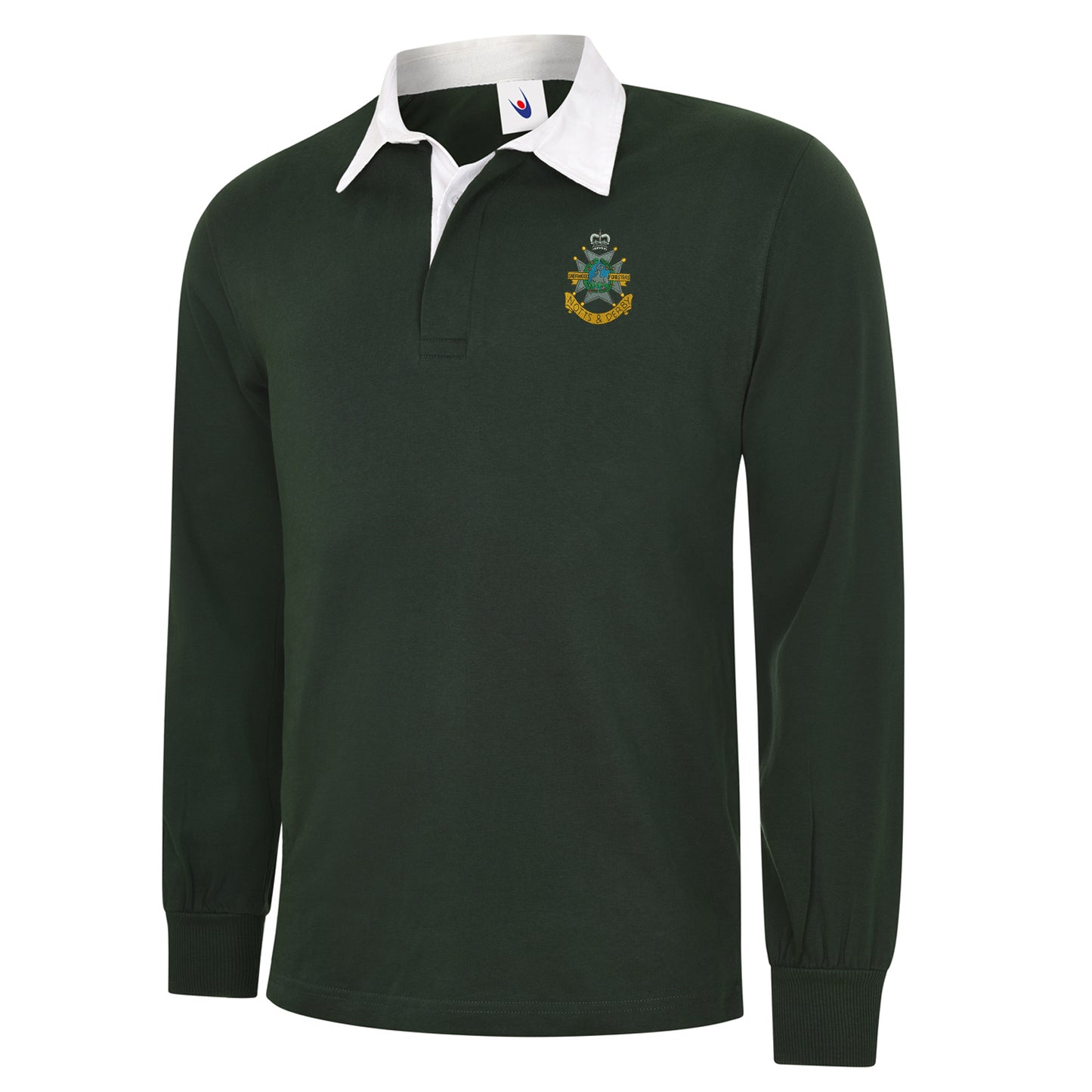 Sherwood Foresters Embroidered Long Sleeve Rugby Shirt