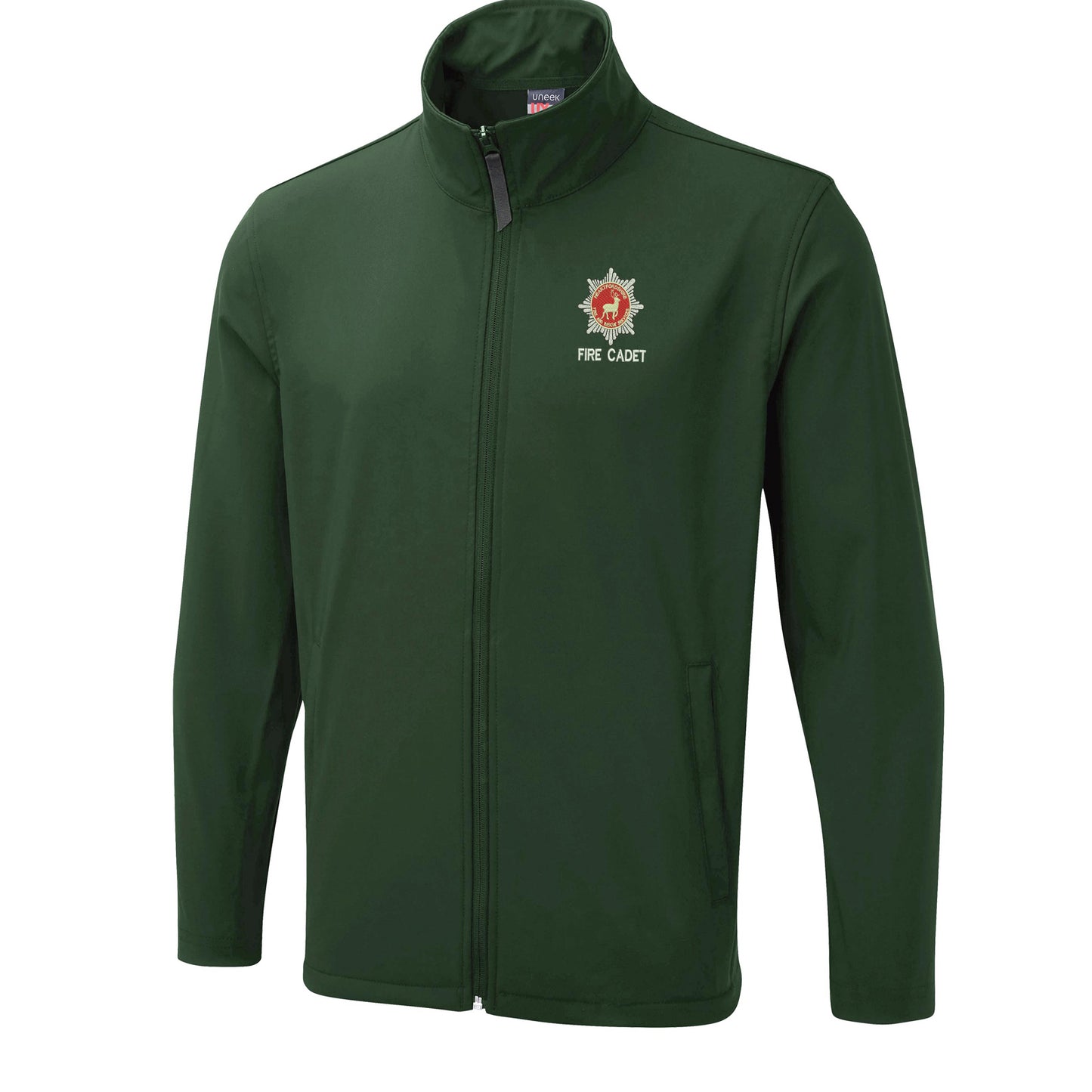 Hertfordshire Fire Service Fire Cadet Embroidered Lightweight Soft Shell Jacket