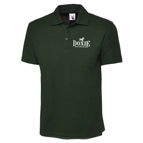 Doxie It's a Way of Life Embroidered Classic Polo Shirt