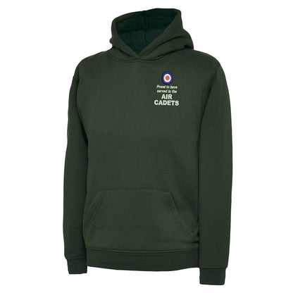 Proud to Have Served in The Air Cadets Embroidered Children's Hoodie