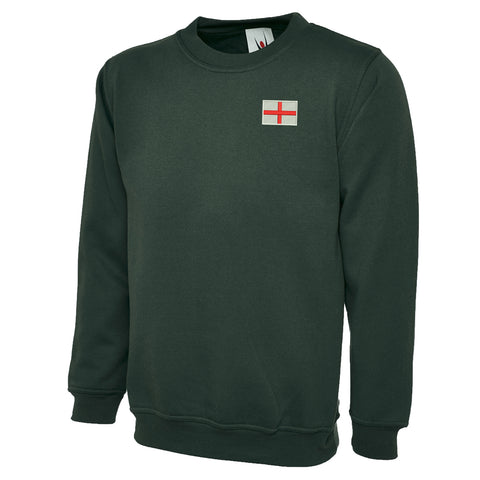 Flag of England Embroidered Classic Sweatshirt