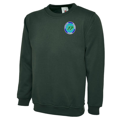 Falkland Islands Veteran Embroidered Classic Sweatshirt