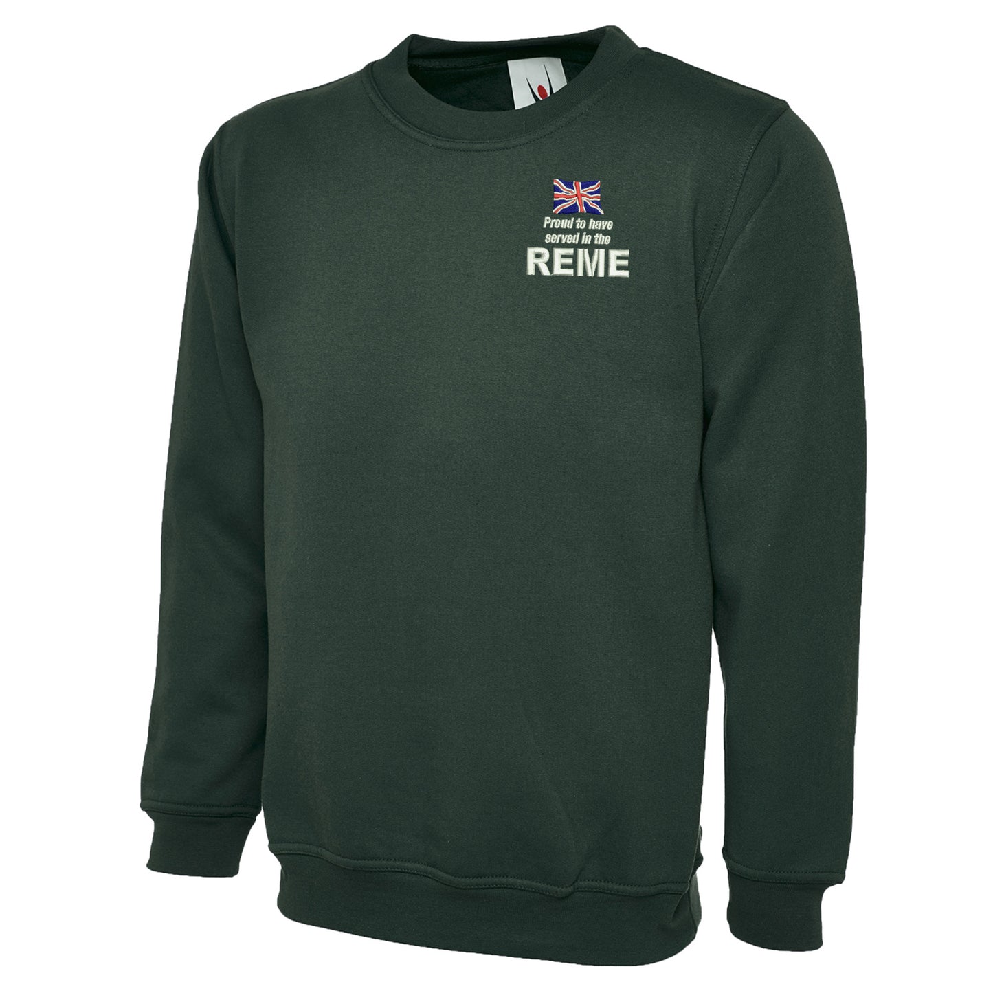 Proud to Have Served in The REME Embroidered Classic Sweatshirt