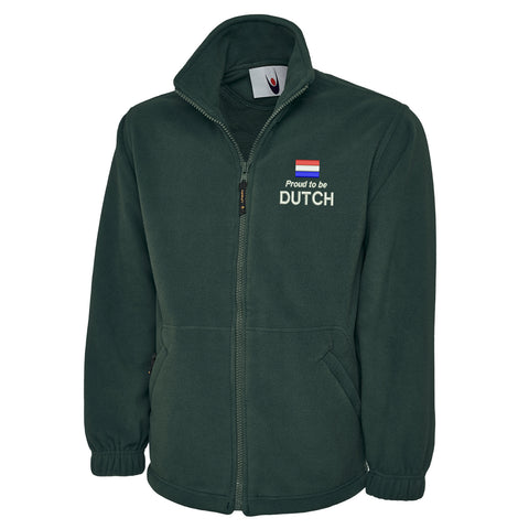 Proud to be Dutch Embroidered Premium Fleece