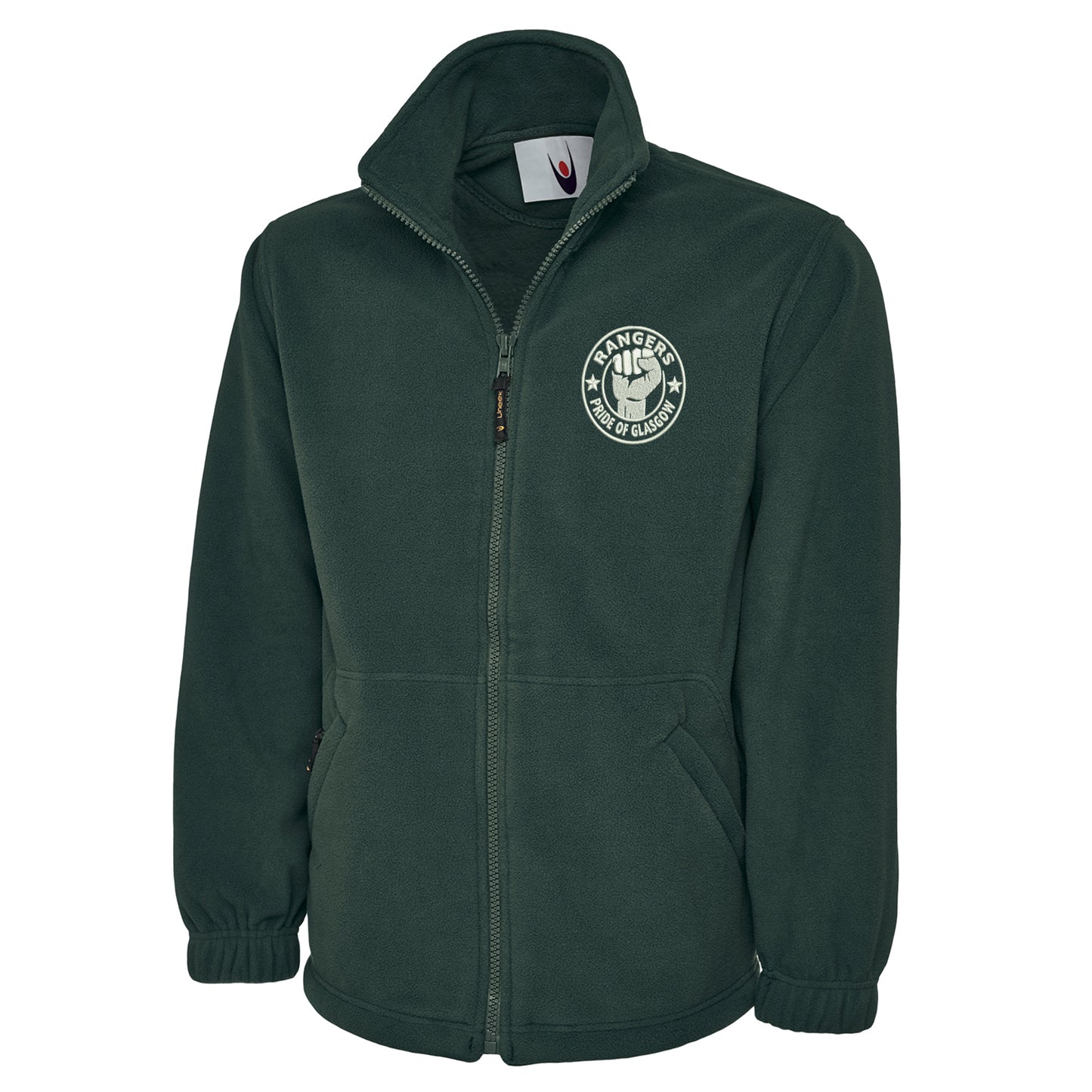 Rangers Pride of Glasgow Embroidered Premium Fleece Jacket