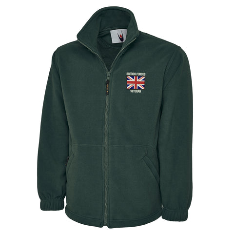 British Forces Veteran Embroidered Premium Fleece Jacket