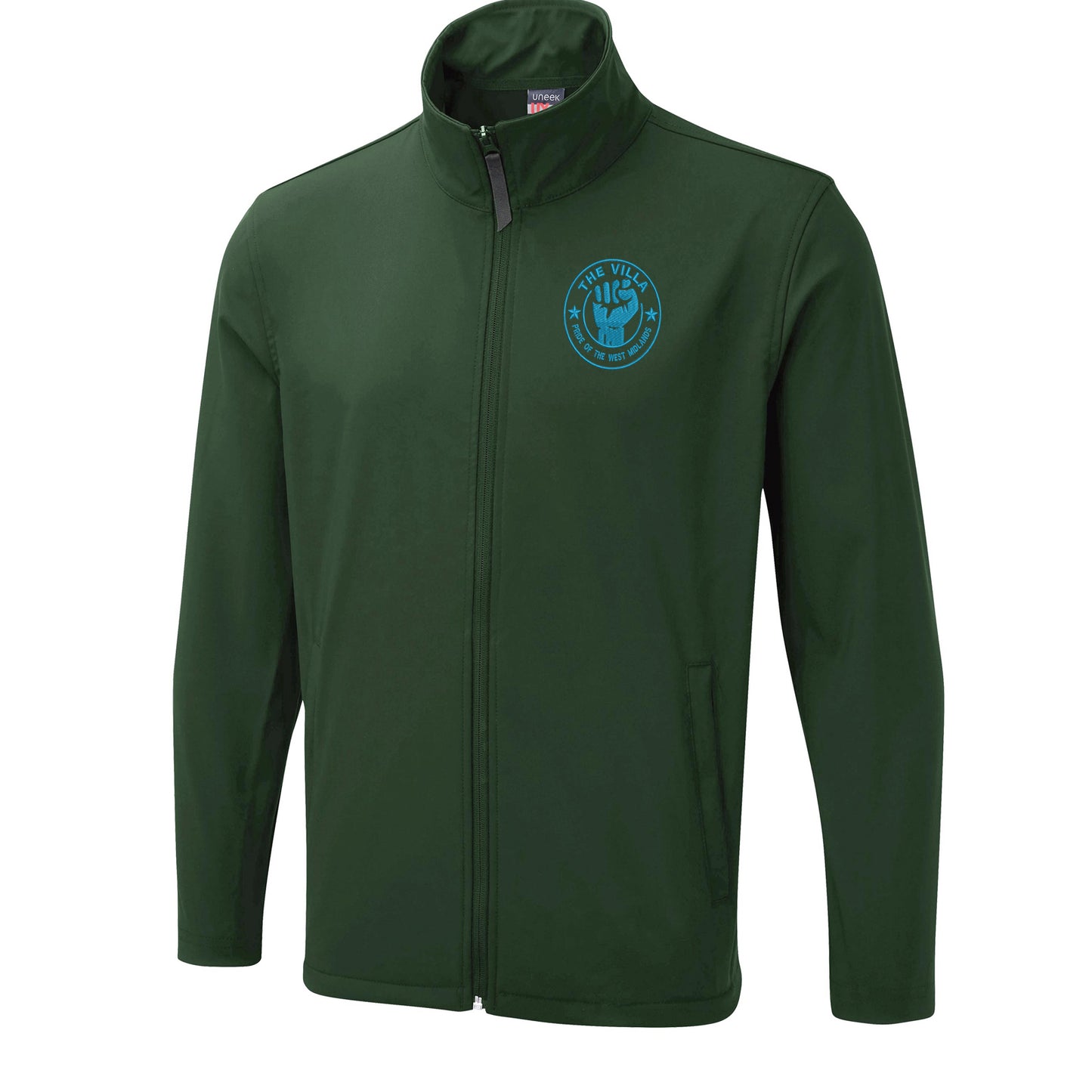 The Villa Pride of The West Midlands Embroidered Lightweight Soft Shell Jacket