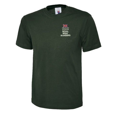 Proud to Have Served in The Royal Irish Rangers Embroidered Children's T-Shirt