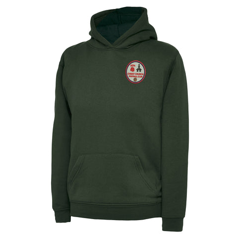 Retro Christ Church FC Embroidered Children's Hoodie