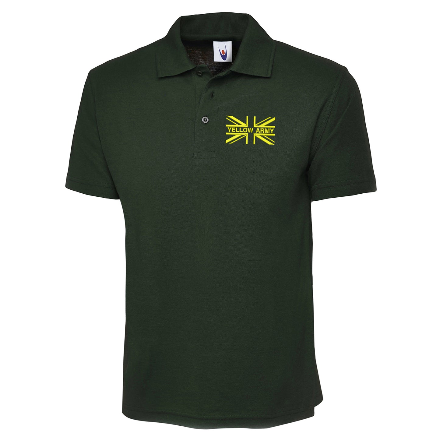 Yellow Army Union Jack Polo Shirt