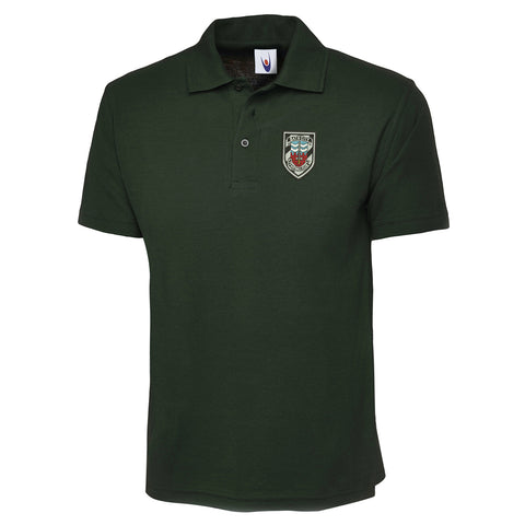 Retro Bath City Embroidered Classic Polo Shirt