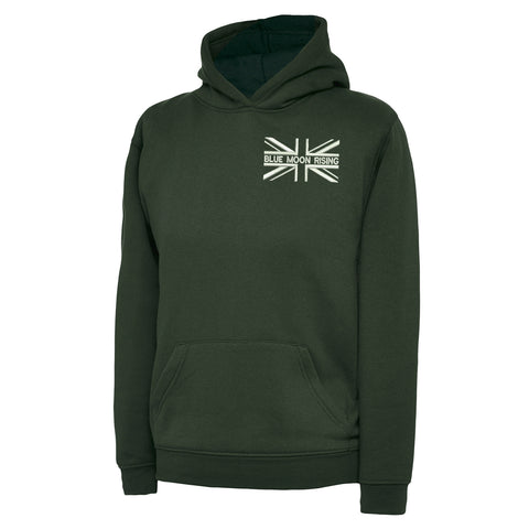 Blue Moon Rising Union Jack Hoodie