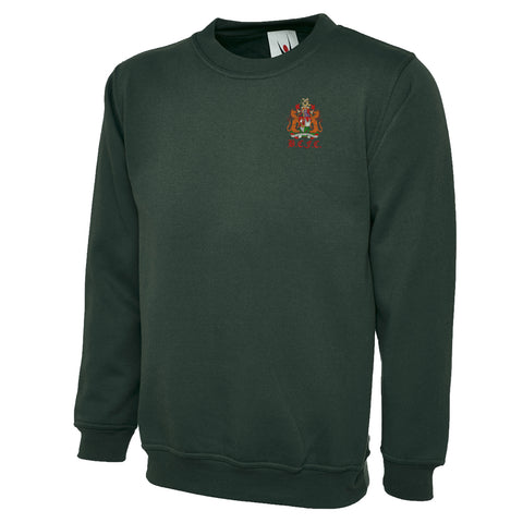 Retro Bristol City 1950s Embroidered Classic Sweatshirt