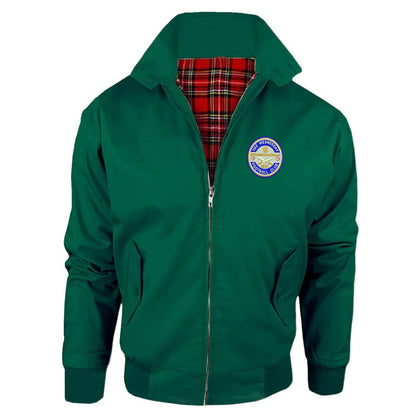 Retro The Wednesday Embroidered Classic Harrington Jacket