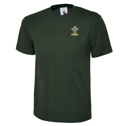 Royal Regiment of Wales Embroidered Classic T-Shirt