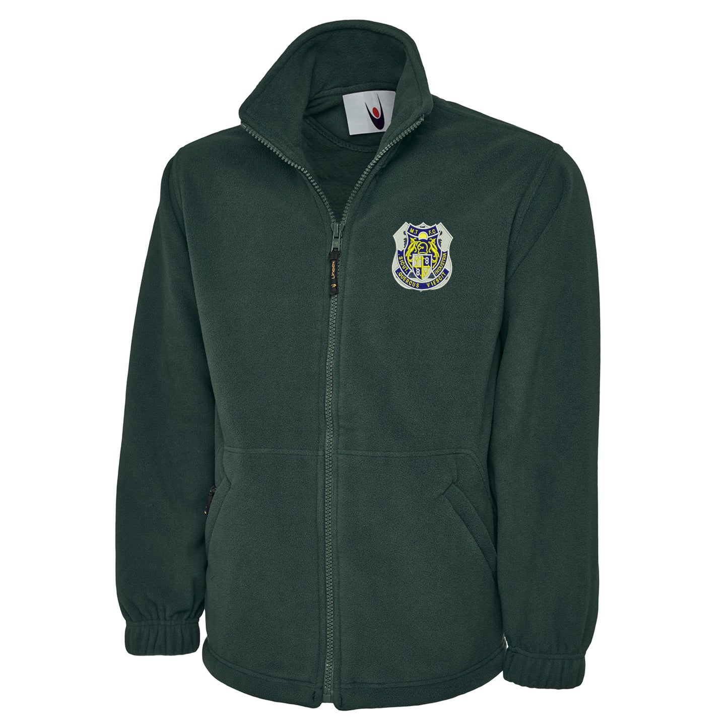 Retro Mansfield 1920s Embroidered Premium Fleece Jacket