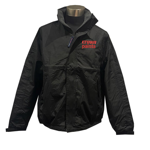 Retro Crown Paints Embroidered Premium Outdoor Jacket