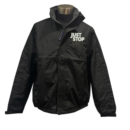 Just Stop Oil Embroidered Premium Outdoor Jacket