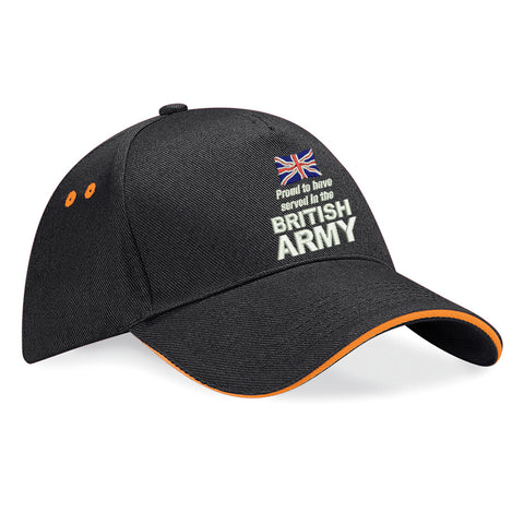Proud to Have Served in The British Army Baseball Cap