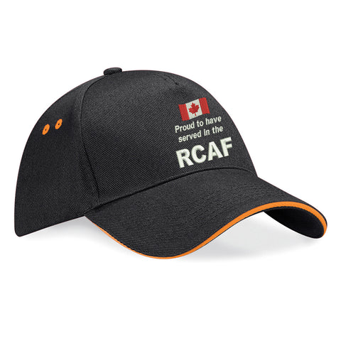 Proud to Have Served in The RCAF Baseball Cap