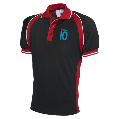Brooking 10 Embroidered Polyester Sports Polo Shirt