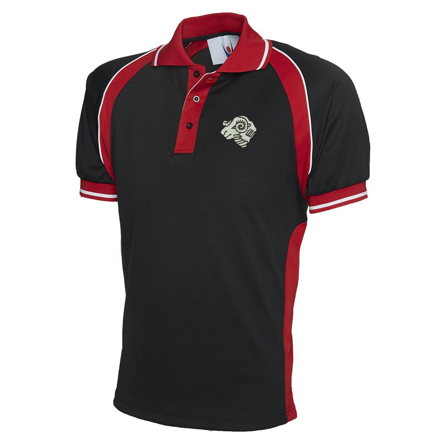 Retro Derby 1968 Embroidered Polyester Sports Polo Shirt