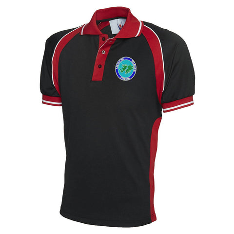 Falkland Islands Veteran Embroidered Polyester Sports Polo Shirt