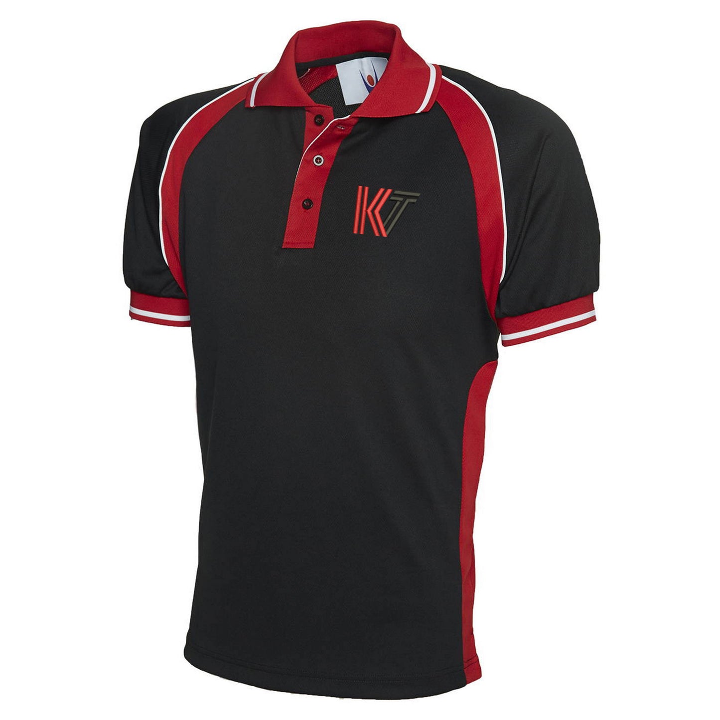 Retro Kettering Town Embroidered Sports Polo Shirt