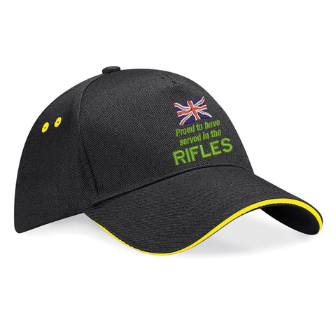 Proud to Have Served in The Rifles Embroidered Baseball Cap