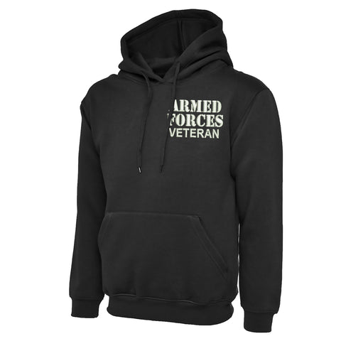 Armed Forces Veteran Embroidered Hoodie